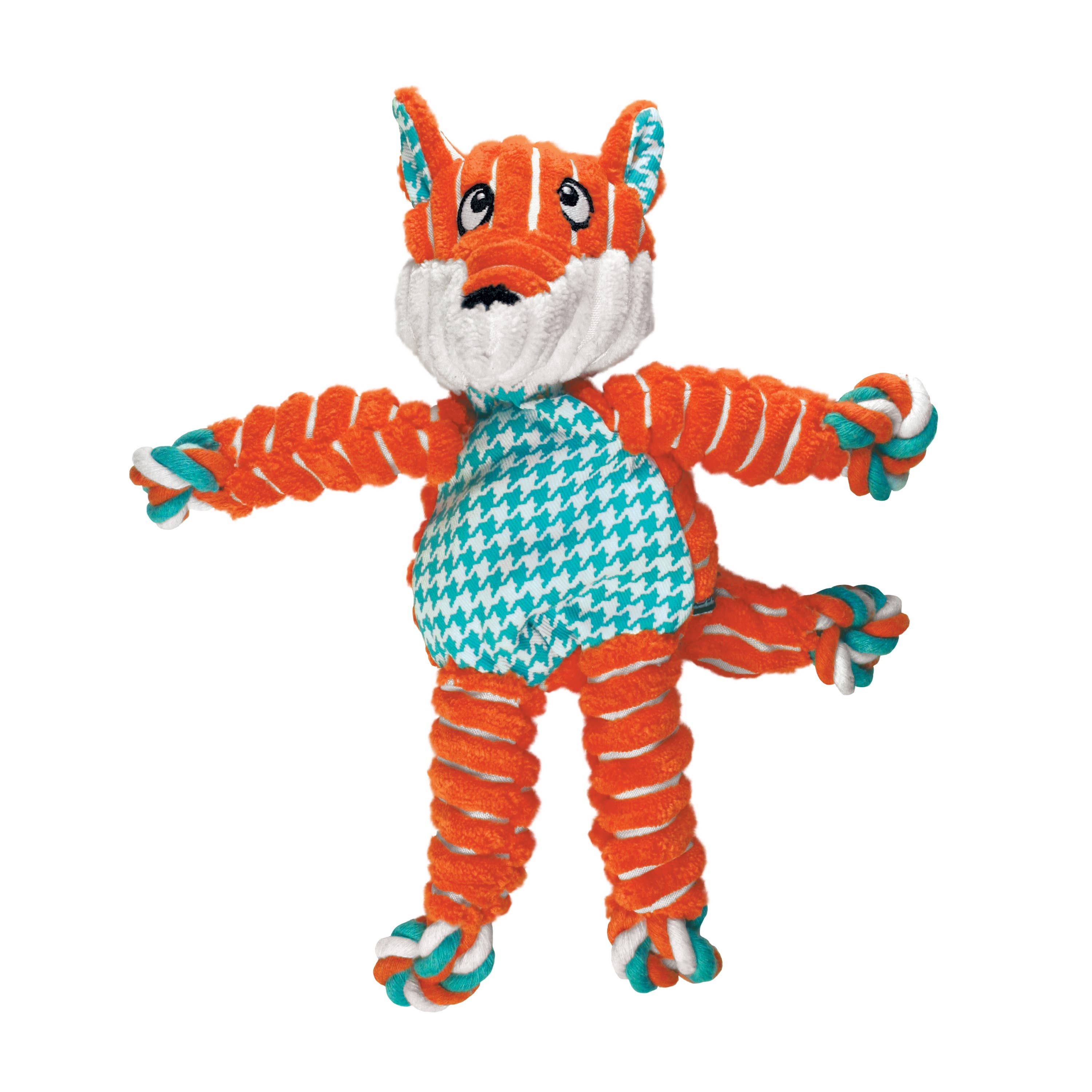 KONG® Floppy Knots Fox Dog Rope Toy Medium/Large